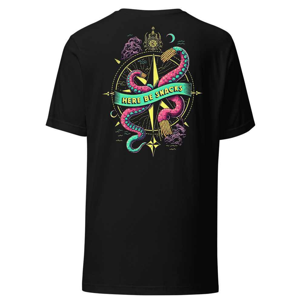 Back of shirt in Black