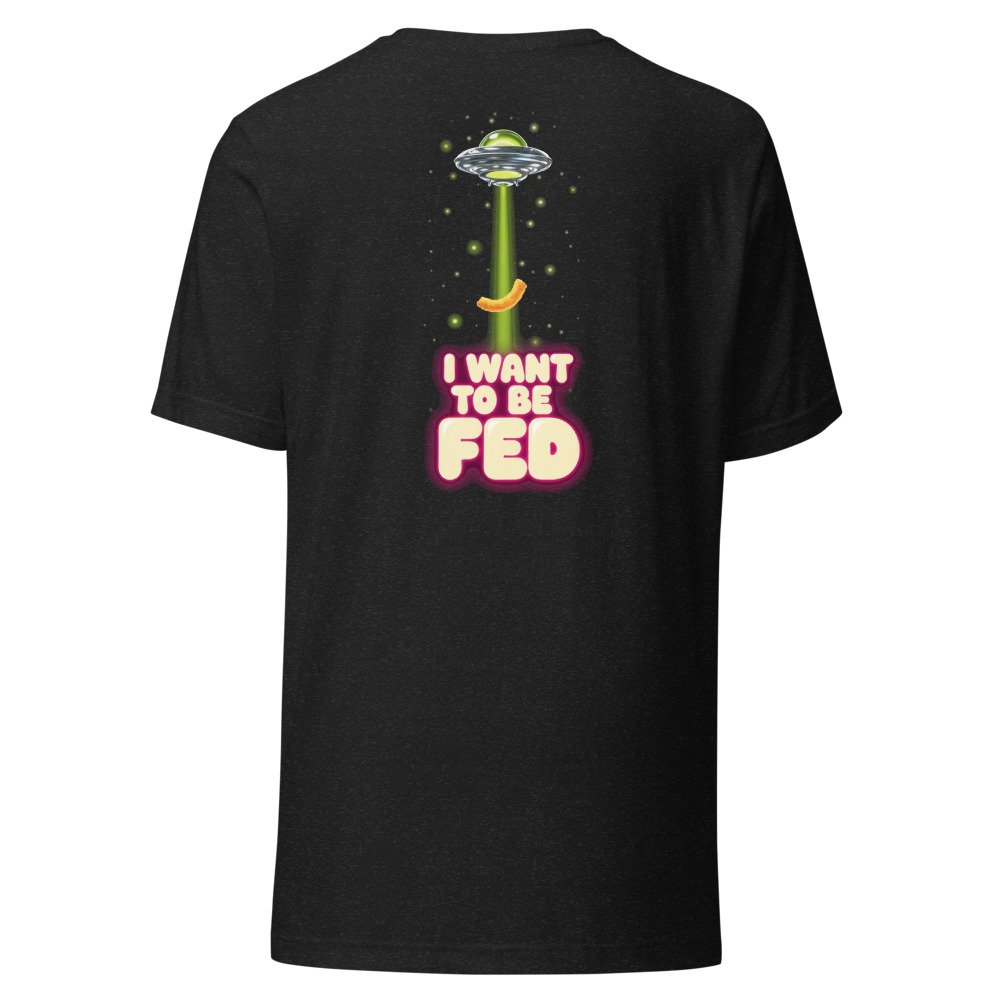 Back of shirt in Black Heather